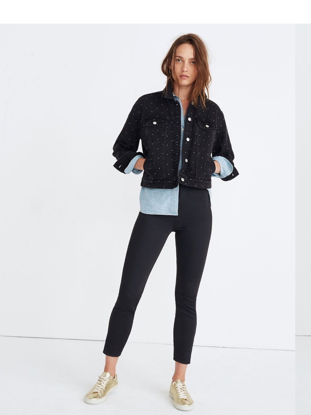 Madewell Black High-Rise Slim Ankle Pants